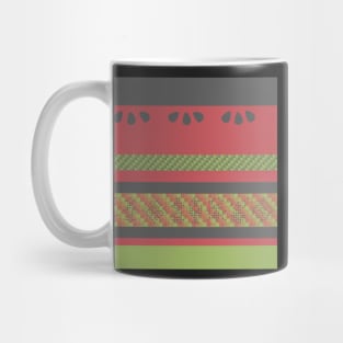 Watermelon Picnic Stripe Mug